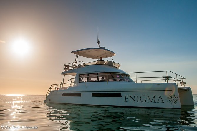 Cruise and Dine Dinner / Cape Town: Sunset Champagne Cruise and 3-Course Dinner - A lively boat, not a silent sail