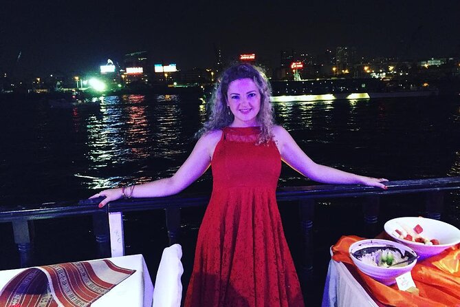 Deira Creek: Dhow Cruise Dinner - Coffee, dates, and the first look at the dhow