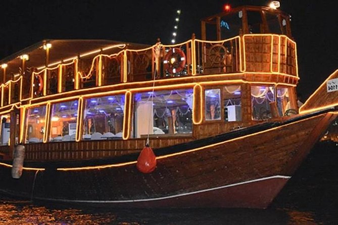 Dhow Cruise Dinner with Entertainment - A traditional dhow with a modern dinner-show feel