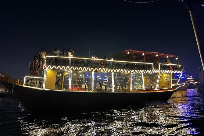 Dhow Cruise with Dinner and Live Entertainment at Dubai Al Seef - Dinner: Emirati dishes, buffet service, and dessert