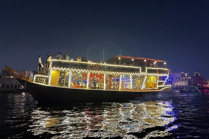 Dhow Cruise with Dinner and Live Entertainment at Dubai Al Seef - Tanura and puppet shows on the creek