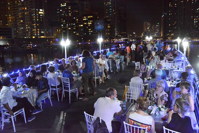 Dhow Cruise with Dinner at Dubai Marina - Dubai Marina looks best from the water after dark