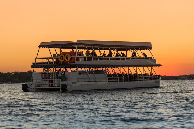 Dinner Cruise on the Zambezi River, Victoria Falls - Setting off on the Zambezi above Victoria Falls