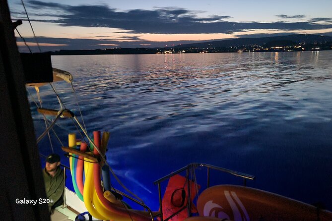Dreamy Cruise sunset tour with dinner and unlimited wine! - Vardiánoi Island: the first swim and dinner