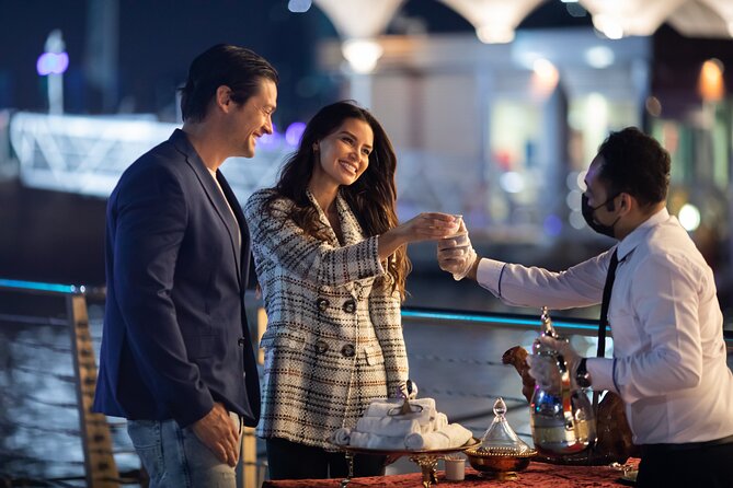 Dubai Canal Dinner Cruise with La Perle Show Tickets Combo - Dinner, music, and the practical reality on board