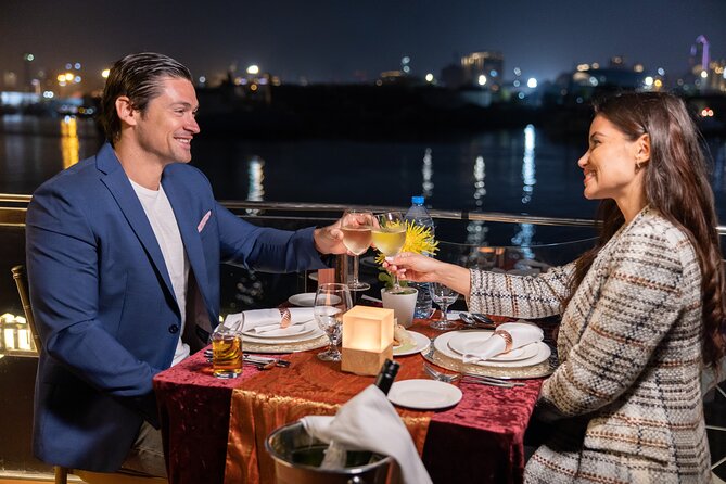 Dubai Canal Dinner Cruise with La Perle Show Tickets Combo - The Dubai Canal at its most photogenic