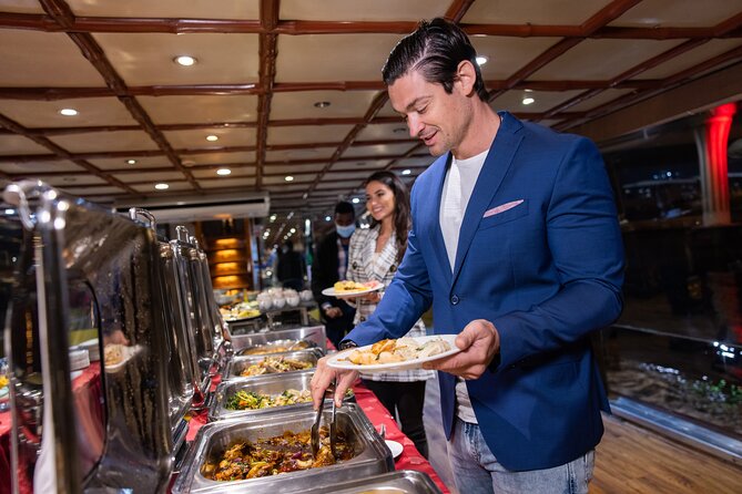 Dubai Canal Dinner Cruise with La Perle Show Tickets Combo - La Perle’s water, motorcycles, and aerial stunts