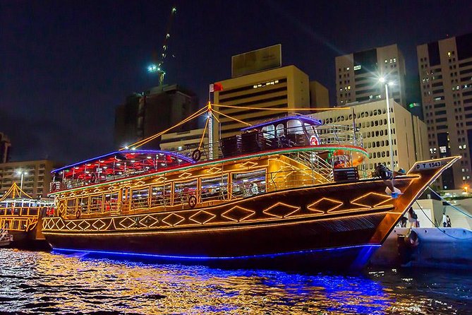 Dubai Creek Cruise Dinner with Transfer - Pickup, group size, and timing