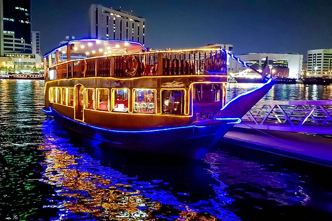 Dubai Creek Dhow Dinner Cruise - Pickup by 4x4 from Dubai or Sharjah