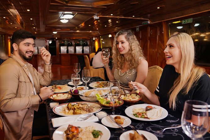 Dubai Creek Luxury Dhow Dinner Cruise with Optional Transfer - Boarding at Al Seef at 8:30 pm