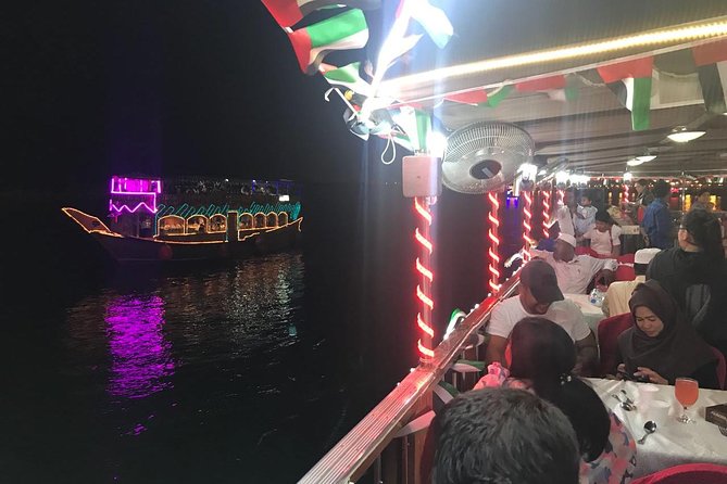 Dubai Dhow Cruise Dinner in Creek - The changing view from the water