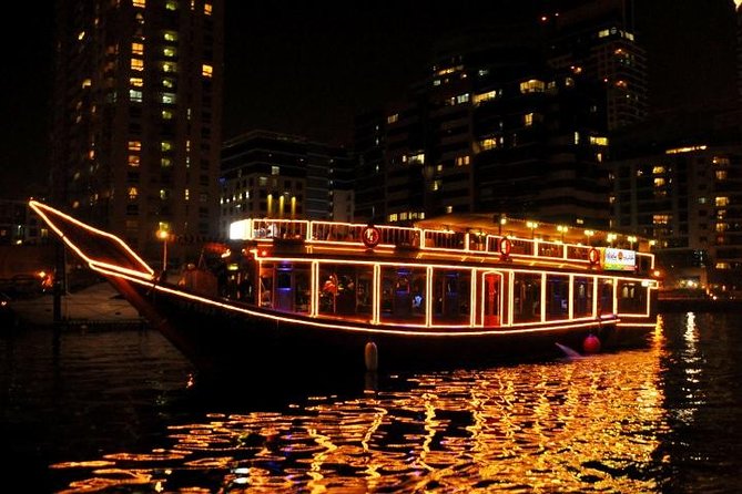 Dubai Dhow Dinner Cruise Marina with pickup drop option - Dinner: More Practical Than Gourmet