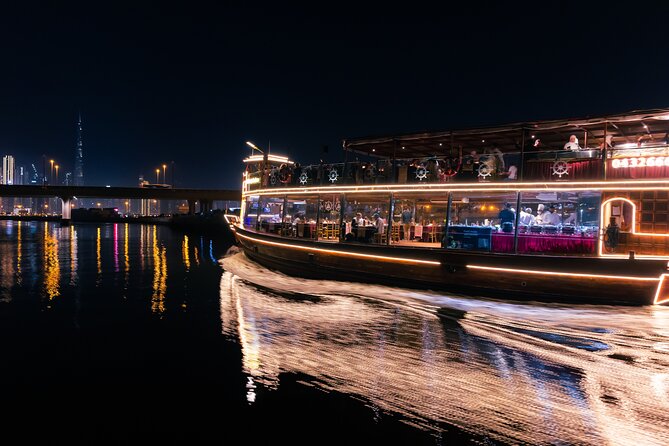 Dubai Luxury Canal Dinner Cruise with Optional Transfer - Choosing your seat and deciding on transfers