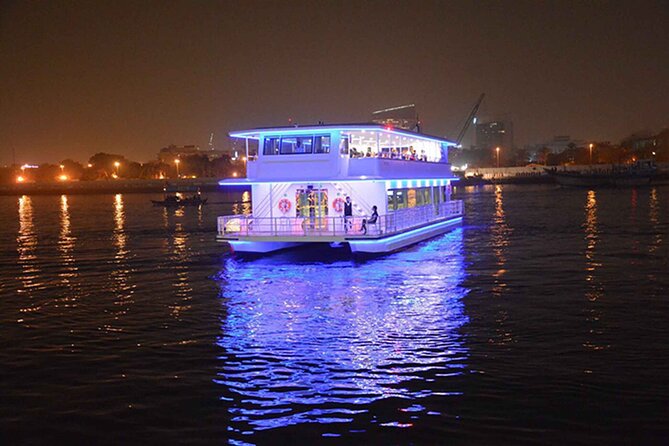Dubai Marina Cruise Dinner with Entertainment Show - Dubai Marina after dark, viewed from the water