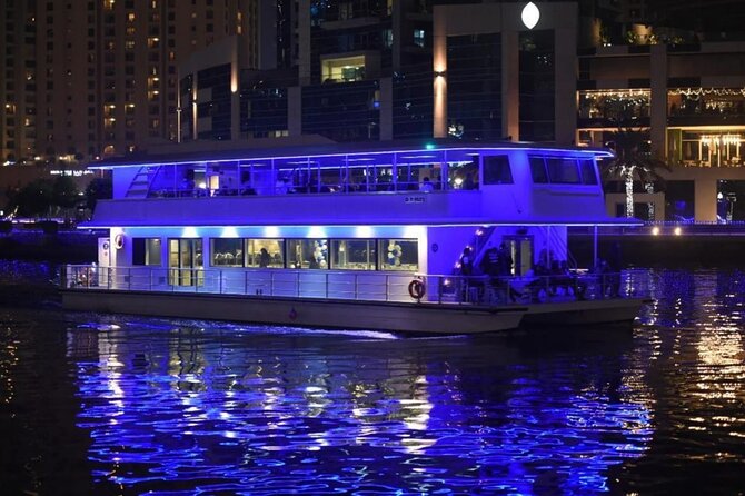 Dubai Marina Dhow Cruise Dinner - Arriving at Carnival cruises in Dubai Marina