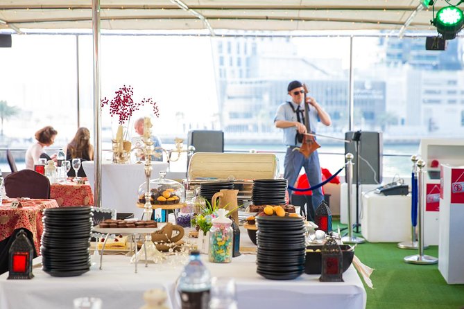 Dubai Marina Dinner Cruise with Live Music & Open Bar - Boarding at Xclusive Yachts in Dubai Marina