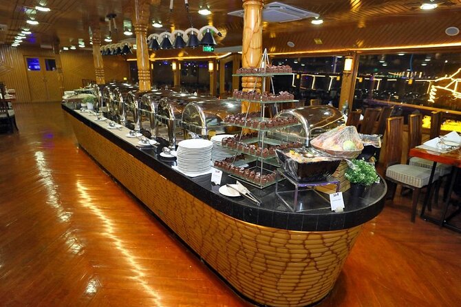 Dubai Marina Luxurious Dhow Cruise Dinner International Buffet - Address Hotel, Bluewaters Island, and Ain Dubai