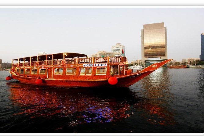 Dubai Super Saver: Desert Camp Experience by 4x4 and Dhow Dinner Cruise - The dhow cruise through old Dubai