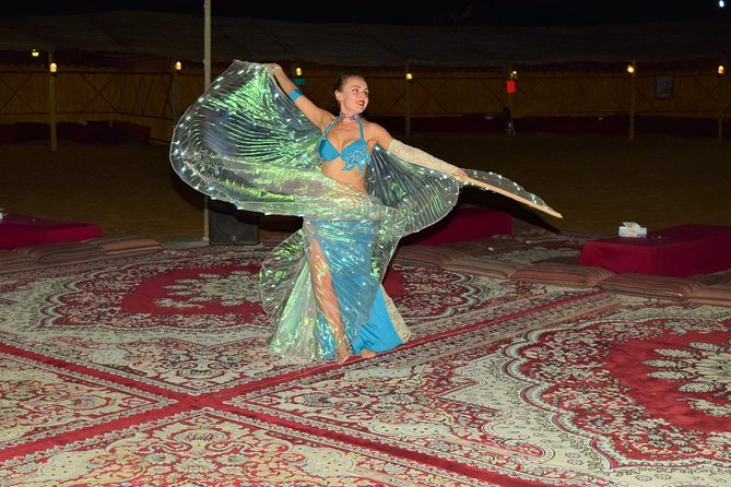 Dubai Super Saver: Desert Camp Experience by 4x4 and Dhow Dinner Cruise - The desert pickup and ride to Al Aweer