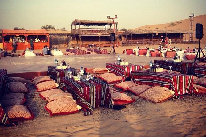 Dubai TRIO: City Tour- Desert Safari with BBQ- Dhow Cruise Dinner - Red dunes, 4x4 thrills, and an evening camp