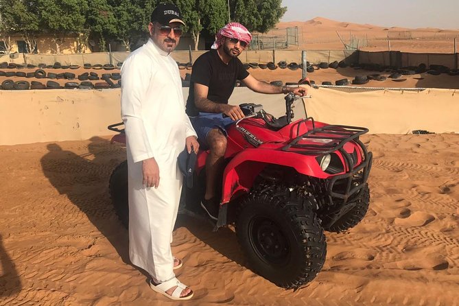 Dubai Trio: Desert Safari, ,Dubai City Tour & Dhow Cruise Dinner - Jumeirah beaches and the Burj Al Arab view