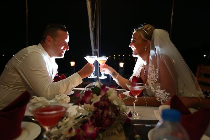 Experience Romantic Sunset Dinner Cruise in Hoi An - Fresh prawns, fish, squid, and tropical fruit