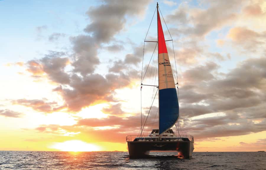 Fiji: Captain Cook Cruises Sunset Dinner Cruise with Lobster - Setting out aboard the catamaran Fiji One