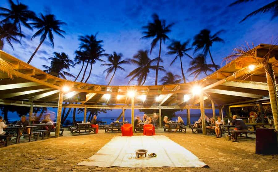 Fiji: Sunset Cruise with Dinner and Fire Show - The trip back can change the value
