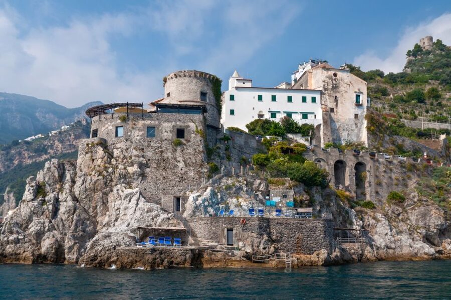From Sorrento: Private Sunset Cruise with stop for Dinner - Queen Giovanna’s Baths and the Sorrento coast