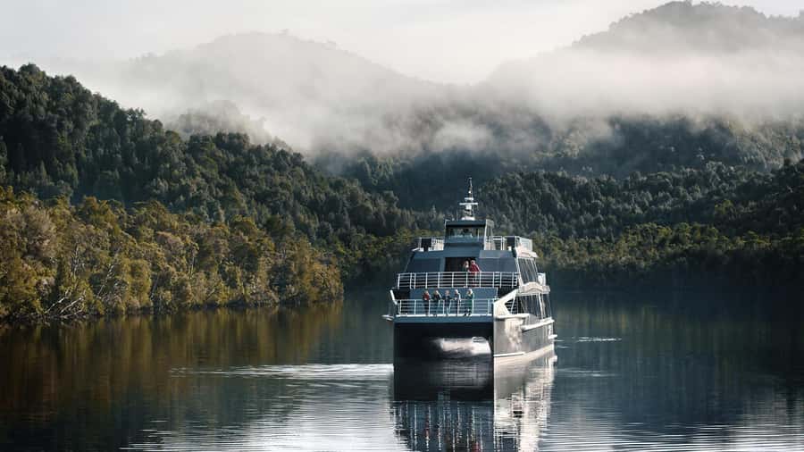 From Strahan: Evening Dinner Cruise on the Gordon River - Entering the Gordon River’s quiet forest