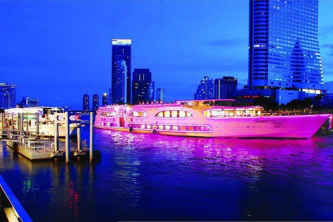 Grand Pearl Dinner Cruise along Chao Phraya River with Pickup - Pickup at 5:30 pm and the trip to River City