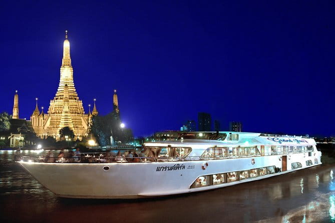 Grand Pearl Luxury Dinner Cruise in Bangkok Admission Ticket (SHA Plus) - What happens at River City Pier