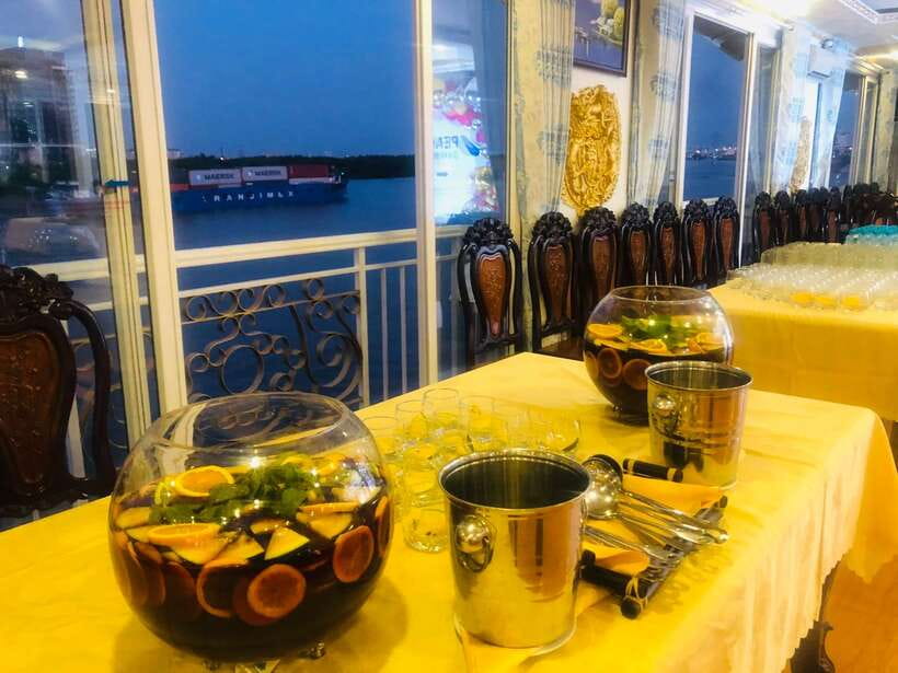 HCM: Saigon River Dinner Cruise - Music, dancing, and an upper-deck view