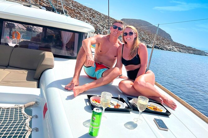 Heraklion: Catamaran Cruise to Dia with Sunset, Meal & Bar - Who gets the best value from $150.18?