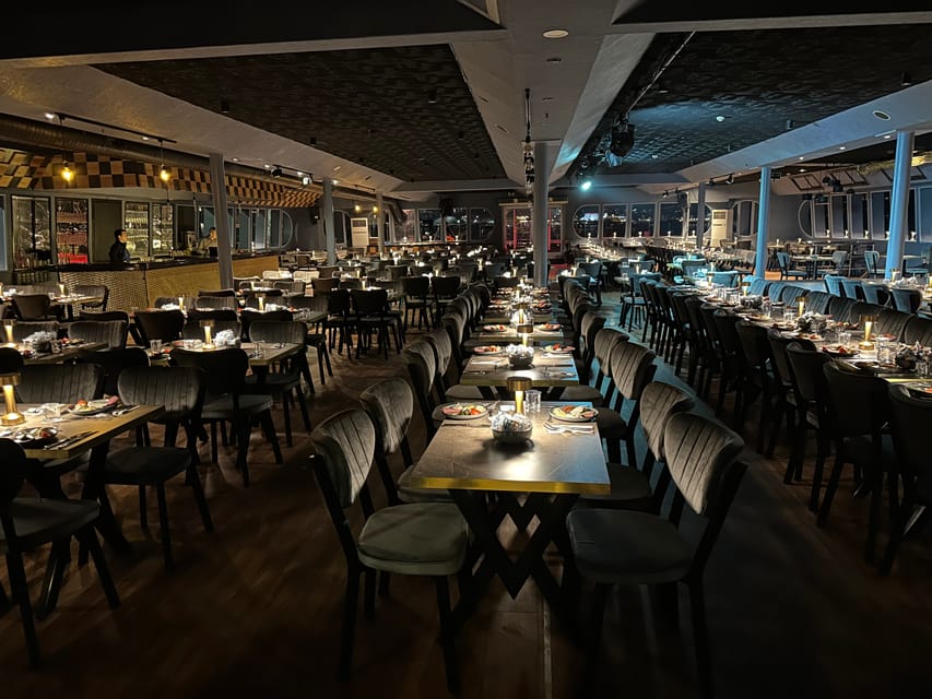 Istanbul: Bosphorus Cruise with Dinner Show - Dinner, drinks, and what to expect at the table
