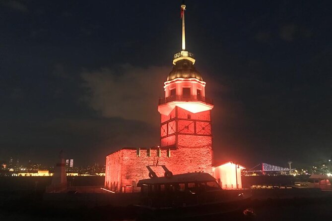 Istanbul Bosphorus Dinner Cruise and Turkish Night Show - The Bosphorus after dark
