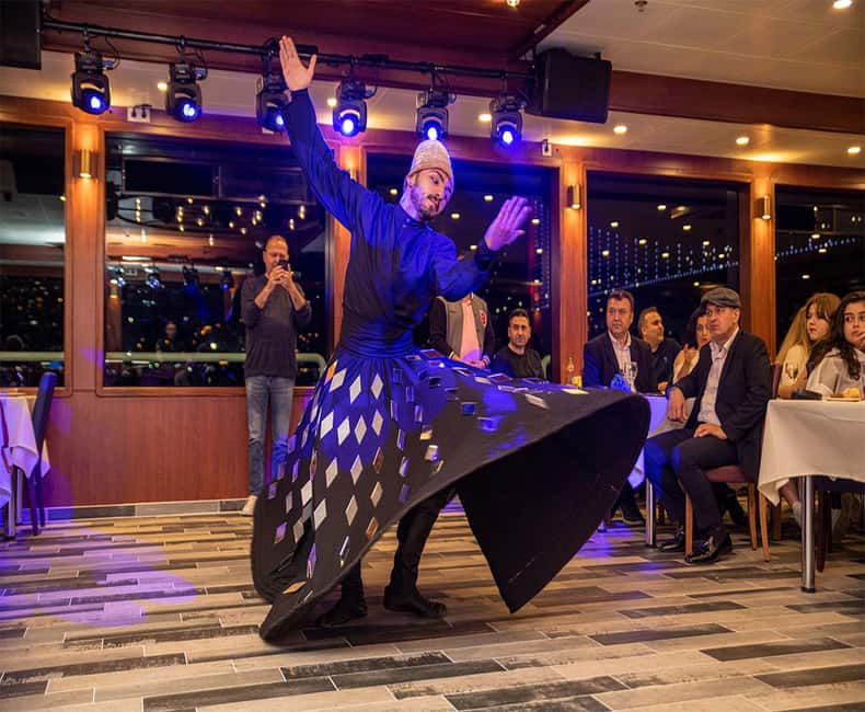 Istanbul Bosphorus Dinner Cruise & Dance Shows Tour - Boarding at 20:30 and settling into your table