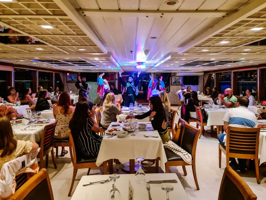 Istanbul: Bosphorus Dinner Cruise w/ Drinks & Entertainment - Under the Bosphorus Bridge and Fatih Sultan Mehmed Bridge