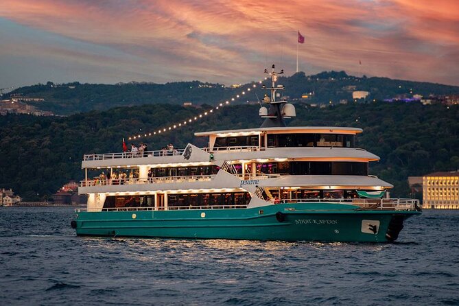 İstanbul Bosphorus Dinner Cruise with Traditional Turkish Show - A multi-deck boat with reserved table seating