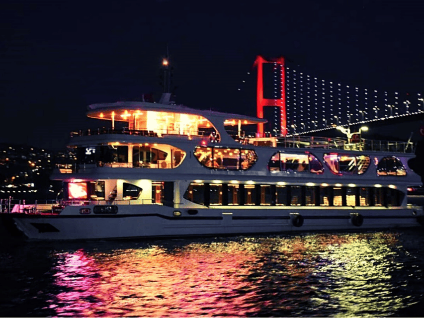 Istanbul: Dinner Cruise with Hotel Pickup & Optional Drinks - Pickup from seven Istanbul districts