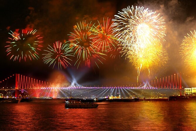 Istanbul New Year's Eve 2027 Dinner and Party Cruise on Bosphorus - Fireworks, photos, and the midnight rush