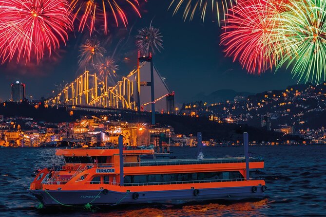 Istanbul New Year's Eve Dinner Cruise With Fireworks Shows 2026 - A New Year’s Eve on the Bosphorus
