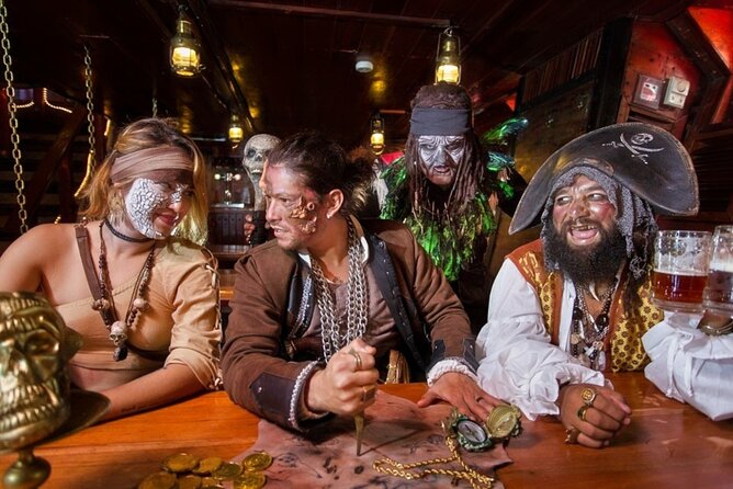 Jolly Roger Pirate Show and Dinner Cruise with Open Bar - Boarding the galleon at Punta Sam