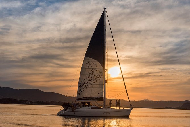 Knysna Sunset Sailing Cruise, Light Dinner & Bubbly - Leaving Knysna Waterfront