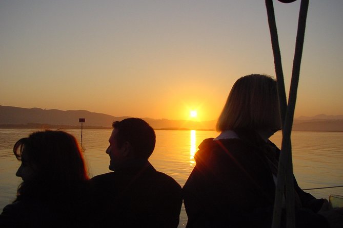 Knysna Sunset Sailing Cruise, Light Dinner & Bubbly - Wine, fruit, cheese, and the return sail