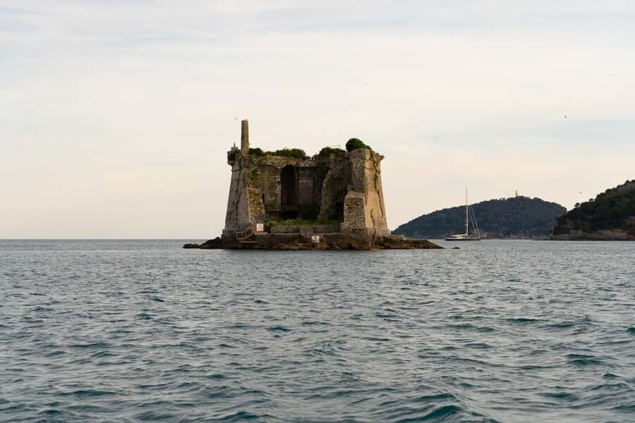 La Spezia. Sunset Aperitif and Dinner on the Boat - Swimming at Palmaria Island