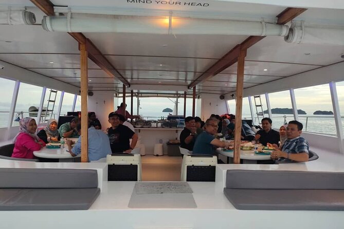 Langkawi Sunset Cruise with Buffet Dinner Jacuzzi & Hotel Pick up - The saltwater jacuzzi net is the cruise’s unusual feature