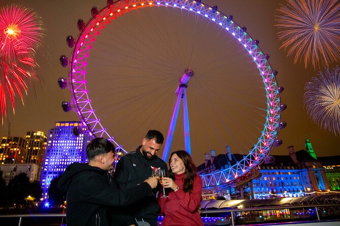 London New Year's Eve Dinner Cruise - A New Year’s Eve view with London all around you