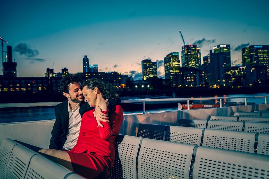 London: River Thames Dinner Cruise with Live Jazz - London landmarks from the dining room