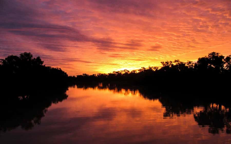 Longreach: Sunset Paddlewheeler Cruise, Show and Dinner - An Outback evening built around the Thomson River